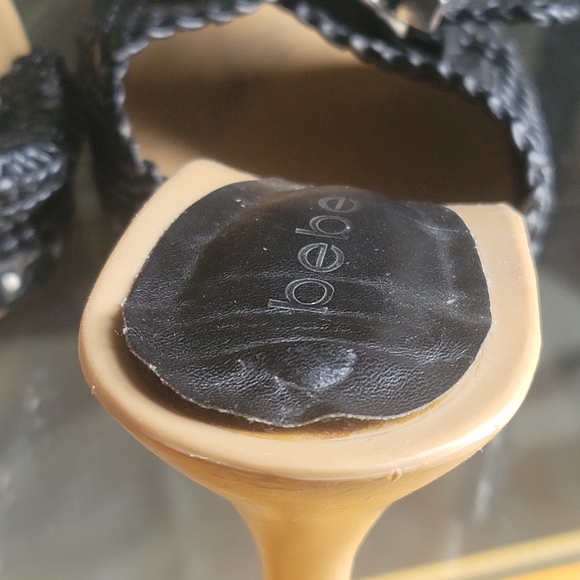 bebe Vintage Y2K Woven Heel Sandals - Picture 5 of 10